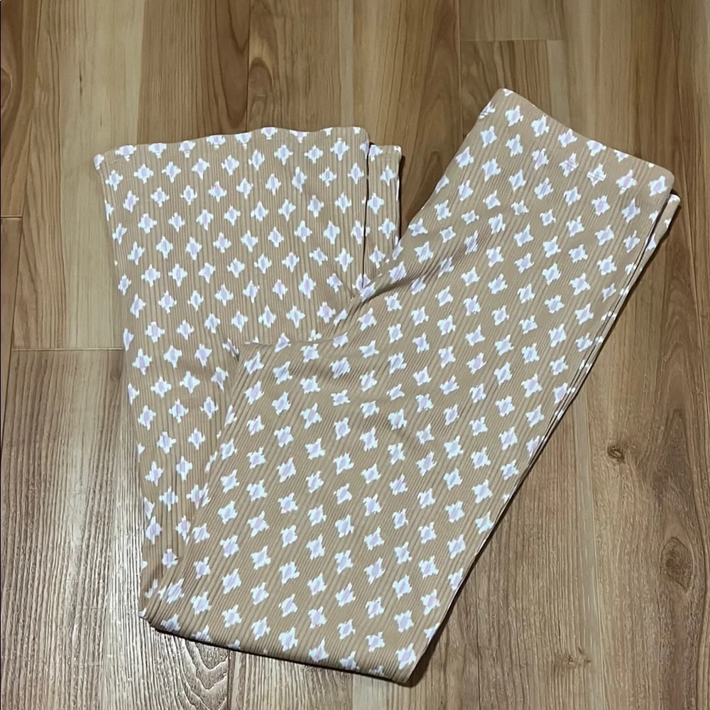 Tan Patterned Pants - Picture 2 of 6